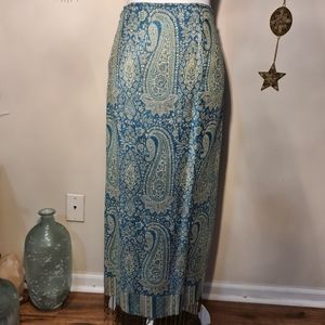 Paisley Unique Skirt w/ beaded hem